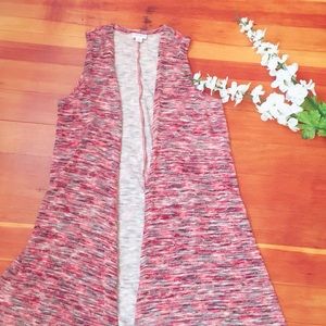 ‼️SALE‼️ LulaRoe Joy Sleeveless Striped EUC Duster